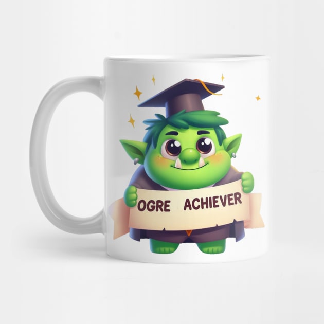 Cute Ogre Achiever Illustration by Dmytro